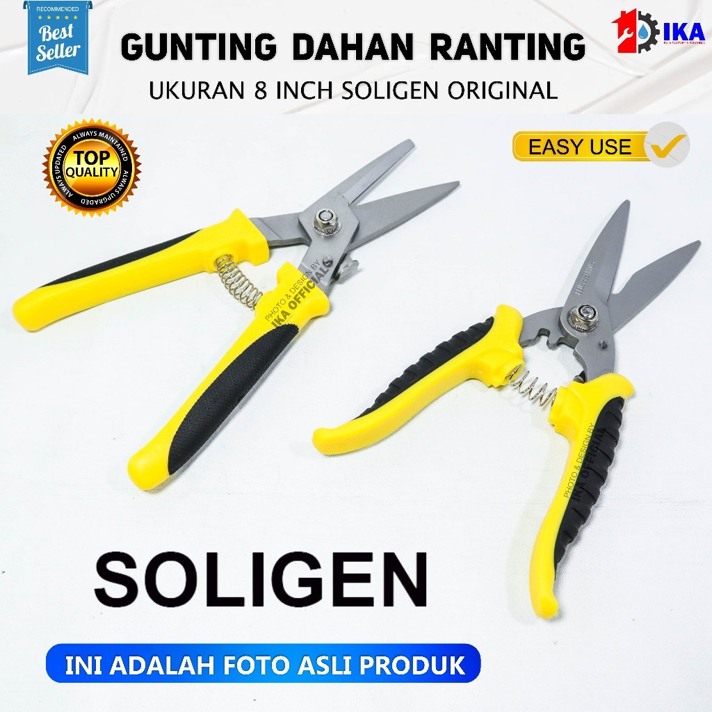 SAB Pruning Shears Gunting Dahan Bunga Ranting Stek Alat Potong Dahan Garden Scissors Gunting Taman 