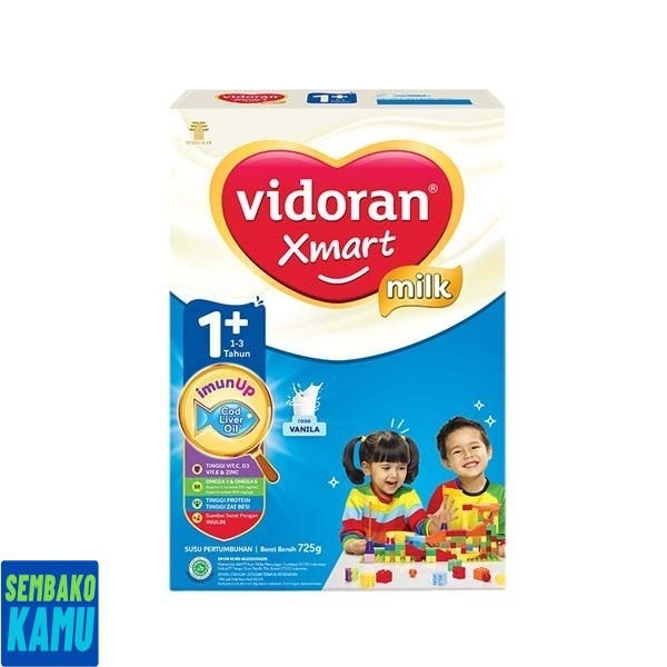 

Vidoran xmart 1+ Nutriplex Vanilla 725 gr - Susu