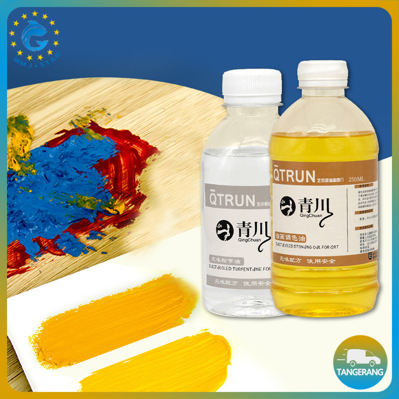 

Pengencer Cat Minyak 250ml Murah Oil Painting Medium Untuk Pemula Ramah Lingkungan Tidak Berbau Menyengat