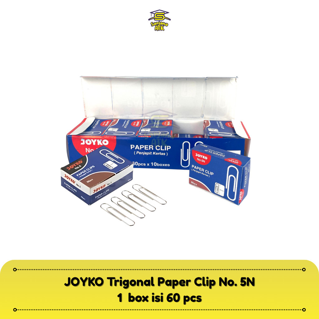 

JOYKO Paper Clip Klip Penjepit Klip Kertas No.5N