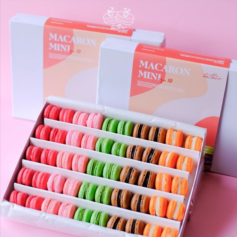 

Emama.store MACARON MINI ISI 50 MIX MACAROON KECIL