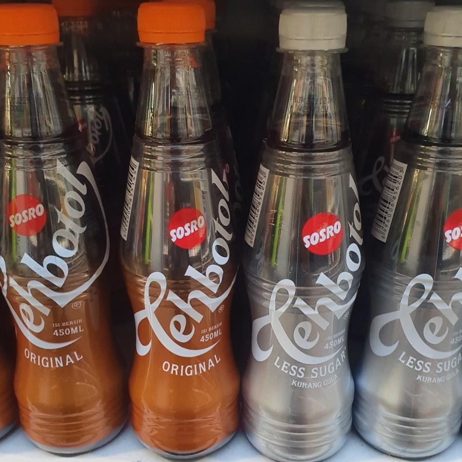 

Teh Botol Sosro Teh Melati Kemasan Botol 450ml Original / Less Sugar