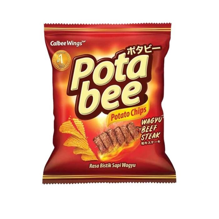 

Potabee Potato Chips 68gr Rasa Beef BBQ / Seaweed / Spicy BBQ / Ayam Bakar / Wagyu Beef / Salted Egg / Melted Cheese / Truffle