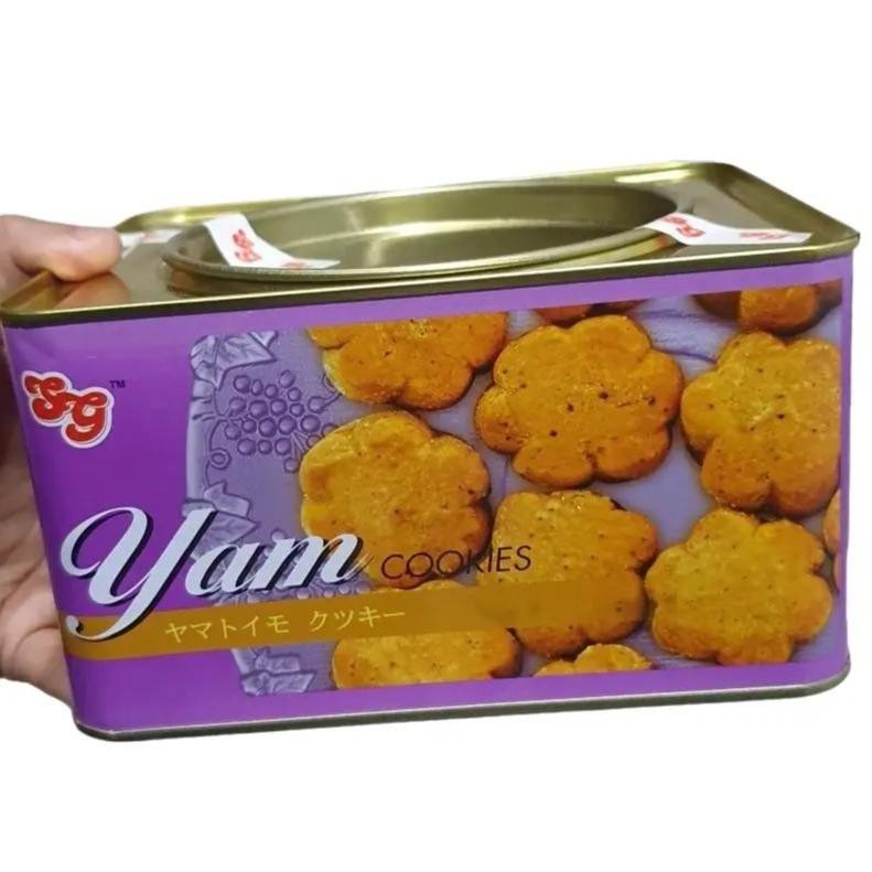 

SG Yam Cookies Biskuit Keladi Kaleng Import 700gr