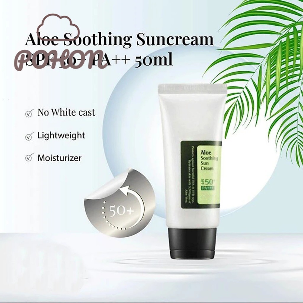 POHON Tabir Surya Wajah Musim Panas SPF50 Esensi Tabir Surya Harian Efektif yang Berguna untuk Pengg