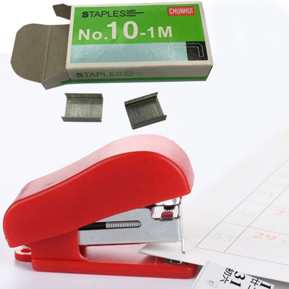 

STONEGO Mini Stapler Set Portable Small Gift Stapler Lovely Office Supplies