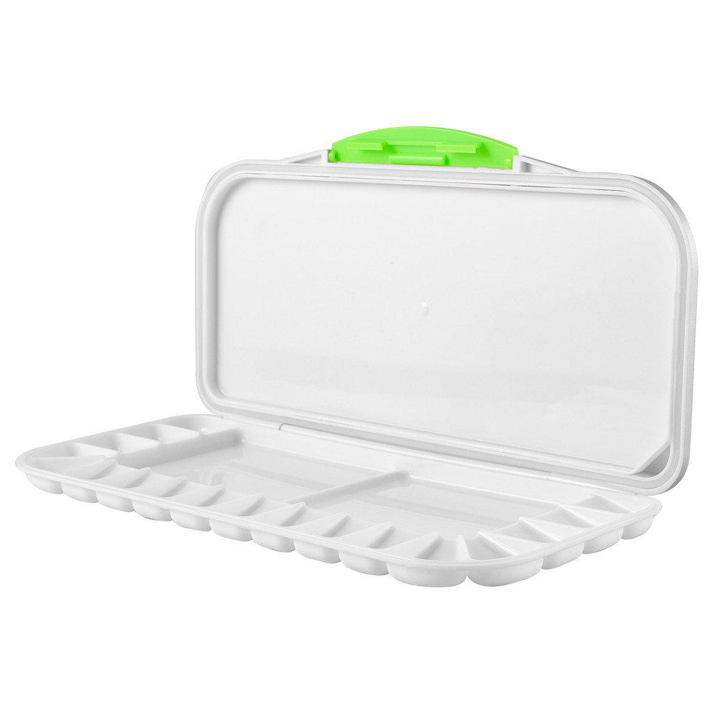 

Portable Watercolor Palette Empty Pigment Box Mixing Tray for Oil Painting Gouache DIY Color Case Traveling Artists Paint Box