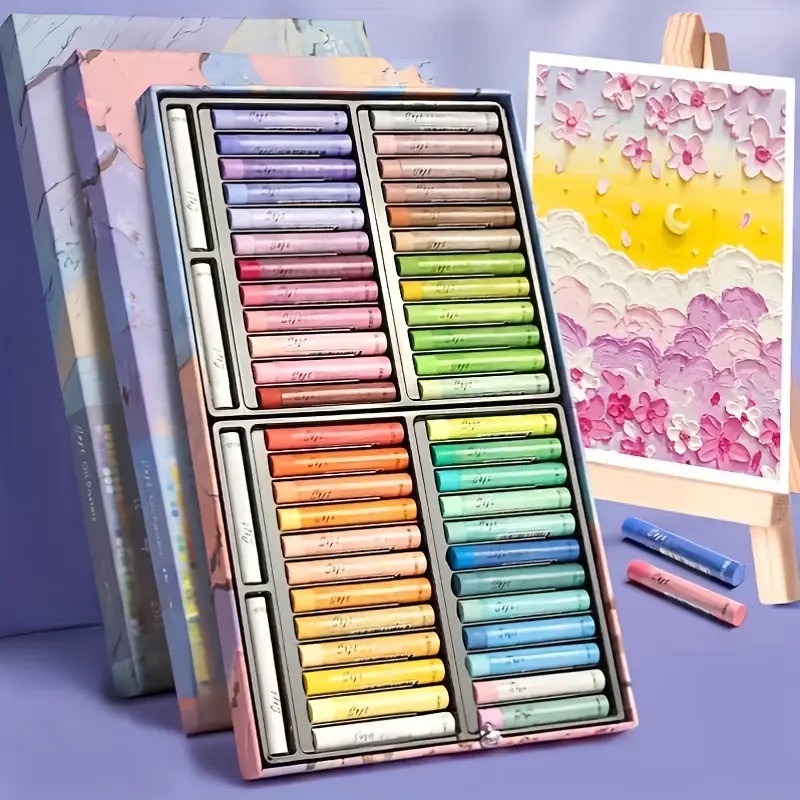 

1pc of Ultra-Soft Oil Painting Stick Set, Washable Macaron-Colored Crayons for Graffiti And DIY Art.