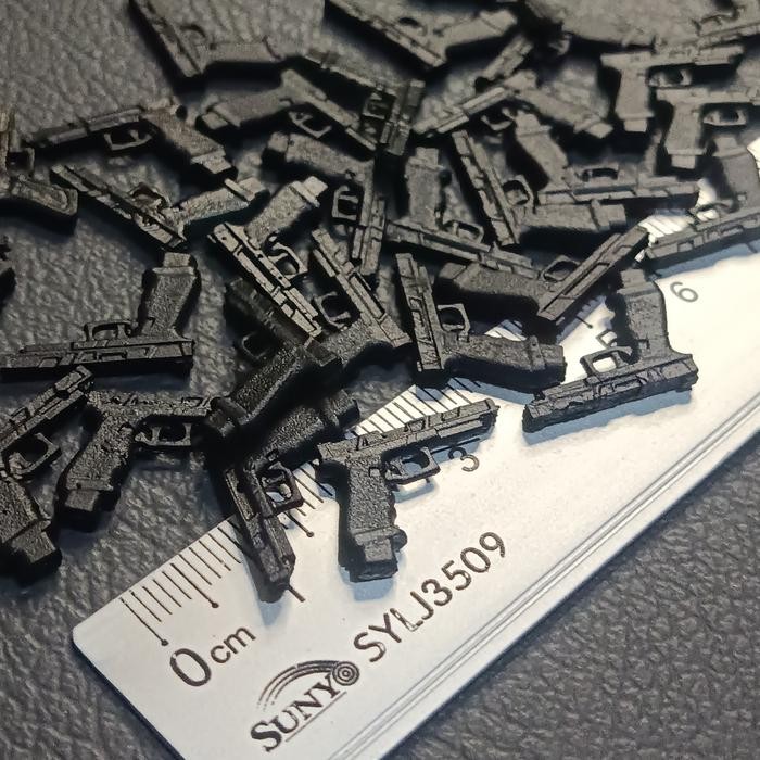 Weapon/Senjata Pistol John wick/Little Armory Recast Kitbash Skala1/12 For Figma SHF Mafex Revoltect