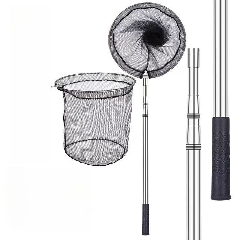 Ukuran Yang Berbeda Baja Tahan Karat Jaring Ikan Serokan Ikan Pancing Ikan  Besar Saringan Ikan Dapa