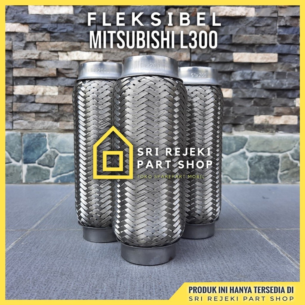 Fleksibel Knalpot Mitsubishi L300 Solar / Bensin [ Bisa Bunyi Ngirr ] Peredam Getaran Kenalpot