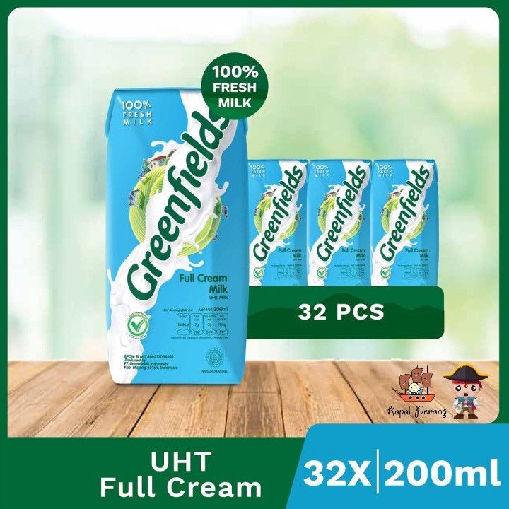 

Greenfields Susu UHT Full Cream 200ml x 32 pcs (1 karton)