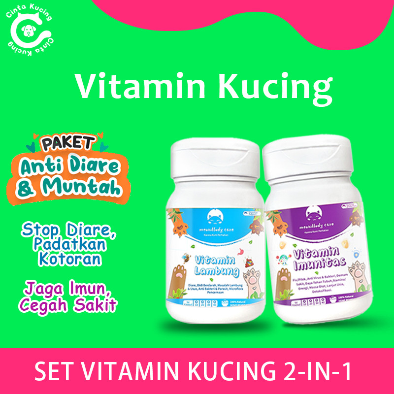 Vitamin Kucing Paket vitamin kucing muntah kitten vitamin kucing diare kucing vitamin kucing