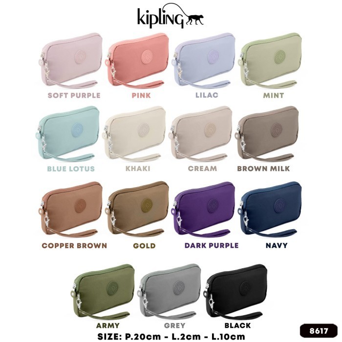 [S3TYA_SHOP] Pouch Kipling Dompet HP dan Kartu Banyak Sekat
