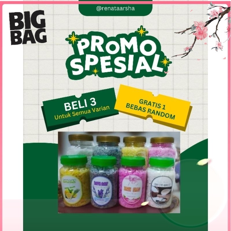 

[BigBag] Bath Salt - Garam Epsom Rendam Kaki 500 gram