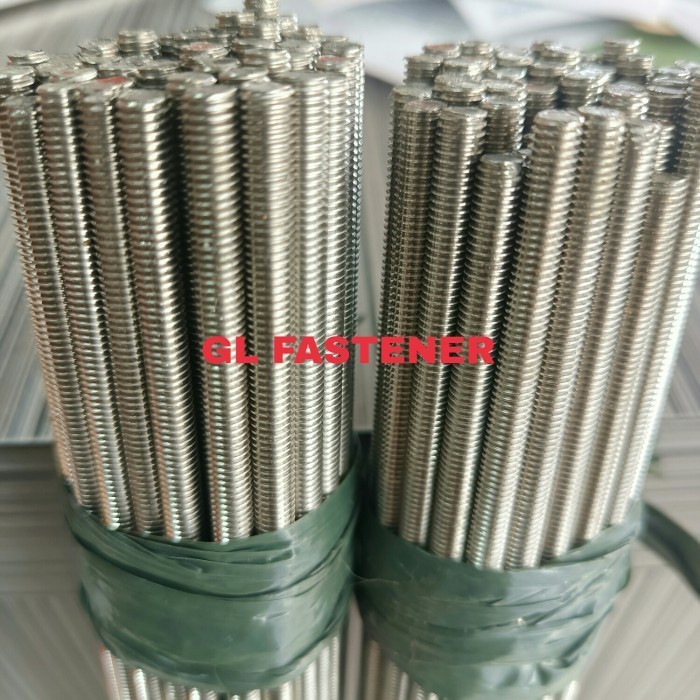 Long Drat Stainless M5 / As Drat SS304 / Thread Rod SUS 304 x 1 Meter