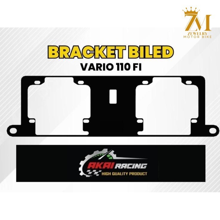 [ZM] Bracket Lampu Biled Projie Led Hid 2.5 Inch Motor Vario 110 Fi Kualitas Terbaik