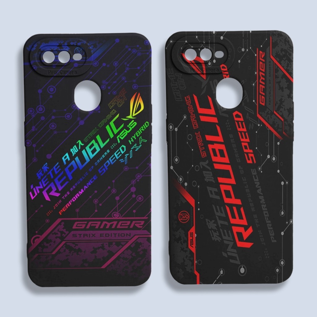 case hp untuk oppo A5S A7 A12 A11K F9 gambar GAMING casing Hp Softcase Casing Trand  -  GM66