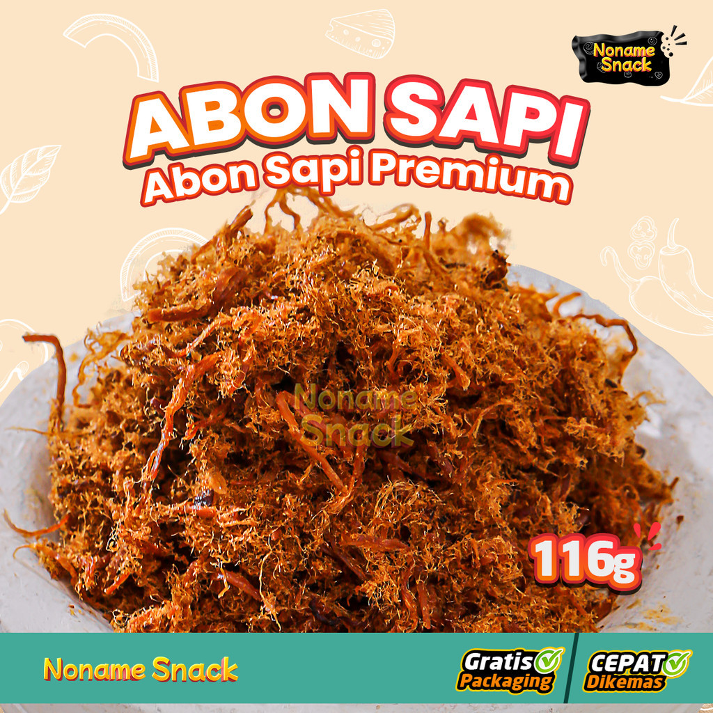 

NoName snack - Abon Sapi Toples Premium Halal