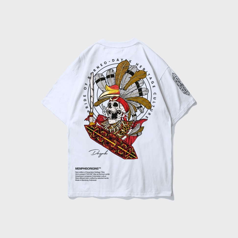 TSHIRT - DAYAK (WHITE)/