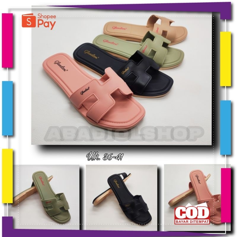 [PREMIUM ORIGINAL] TERMURAH - SUN-FIRLY SANDAL HERMES SELOP IMPORT /SANDAL JELLY SELOP HERMES /SANDA
