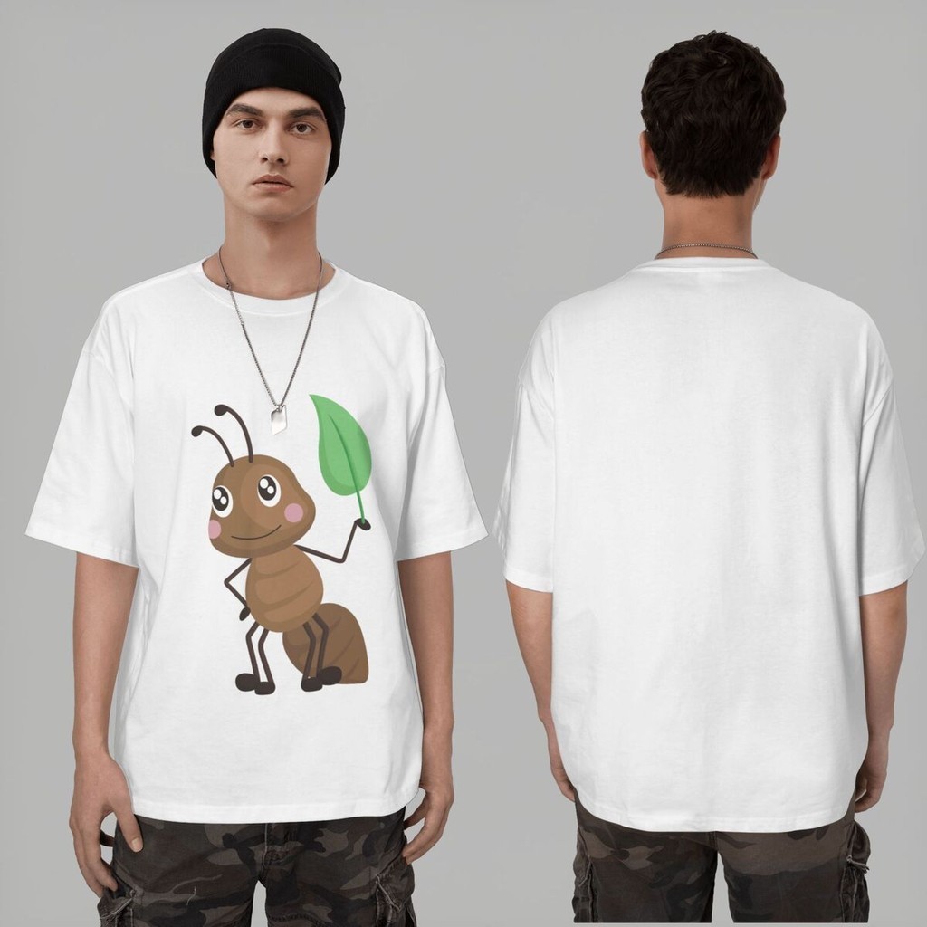 Leaf Ant Baju Kaos Keren Cowok Distro Terbaru 2024 Kaos Oversize Lengan Pendek Baju Distro Cowok Kao