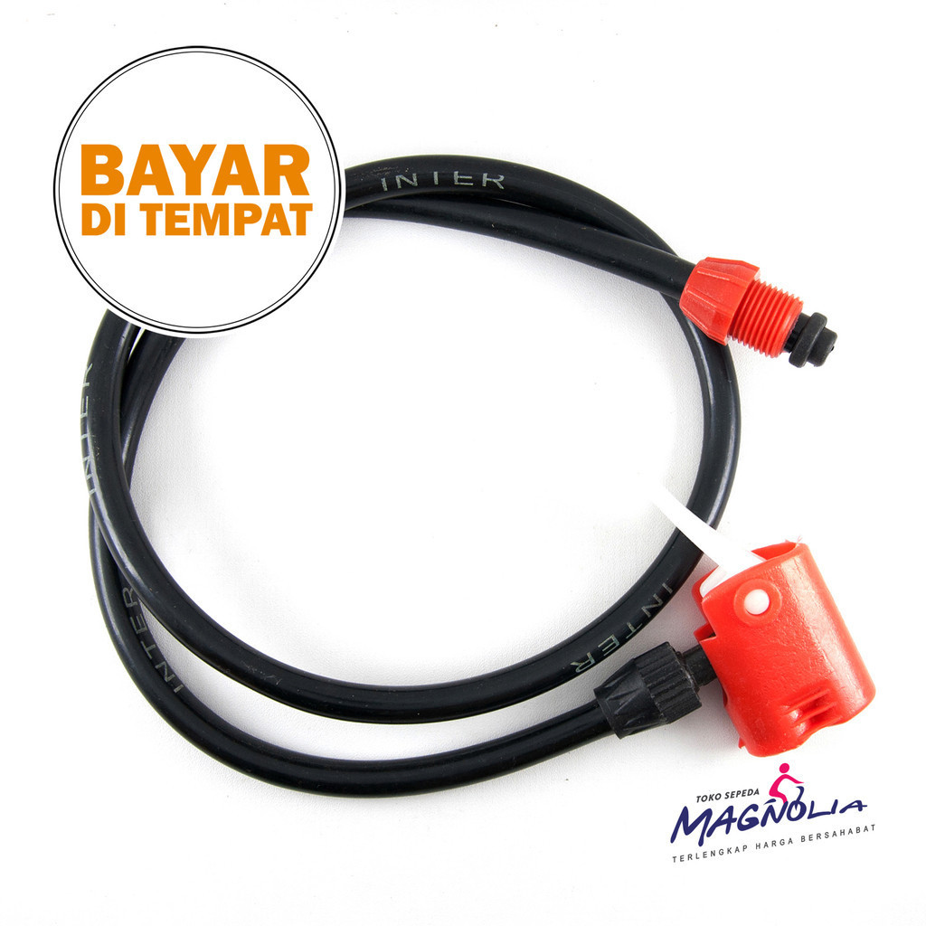 Selang Pompa Ban Angin Sepeda dan Motor Pentil Dobel Schrader dan Presta Komponen Pompa Sepeda