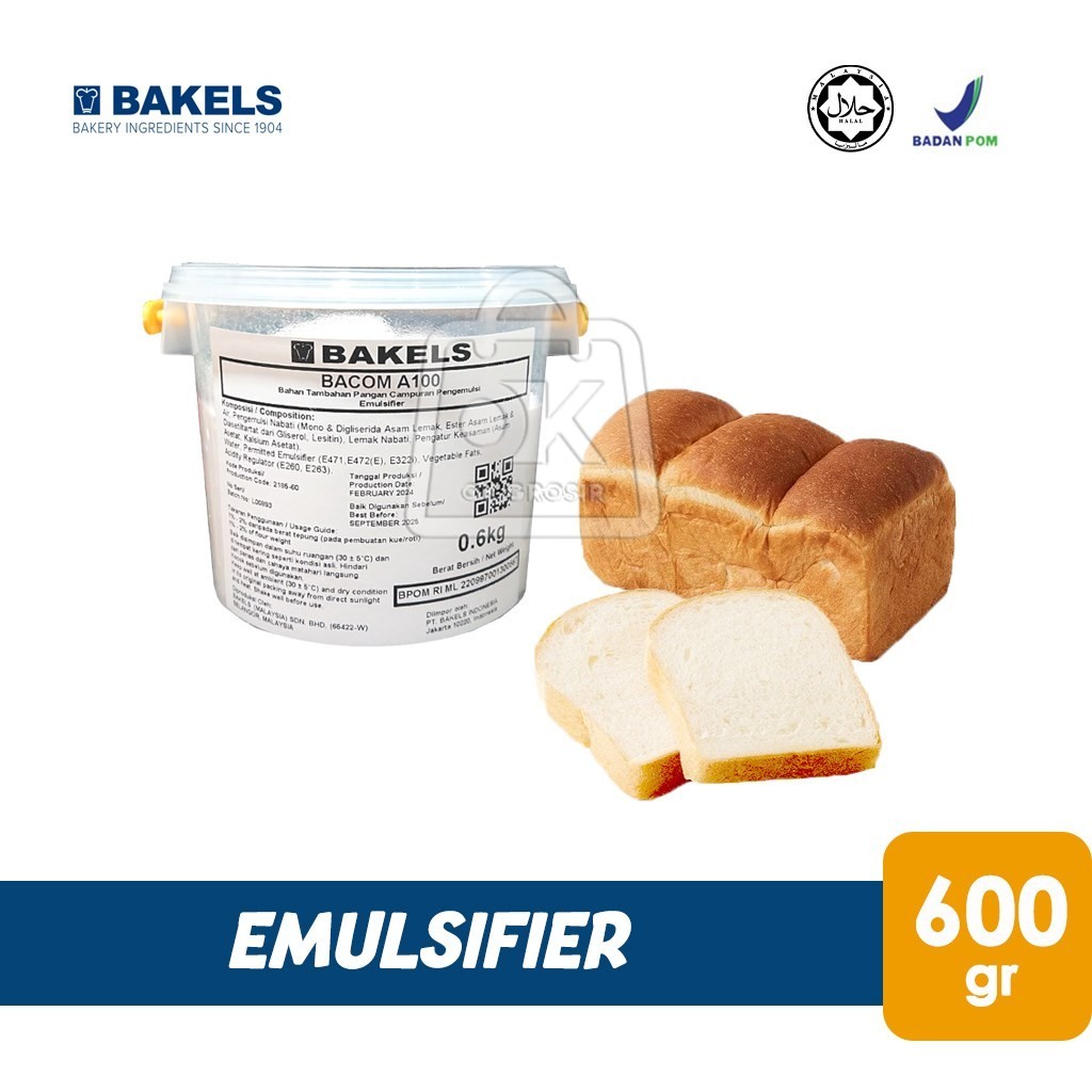 

Pelembut Roti PARFAIT GEL BAKELS BACOM A100 Crumb Softener Emulsifier (PAIL 600gr)