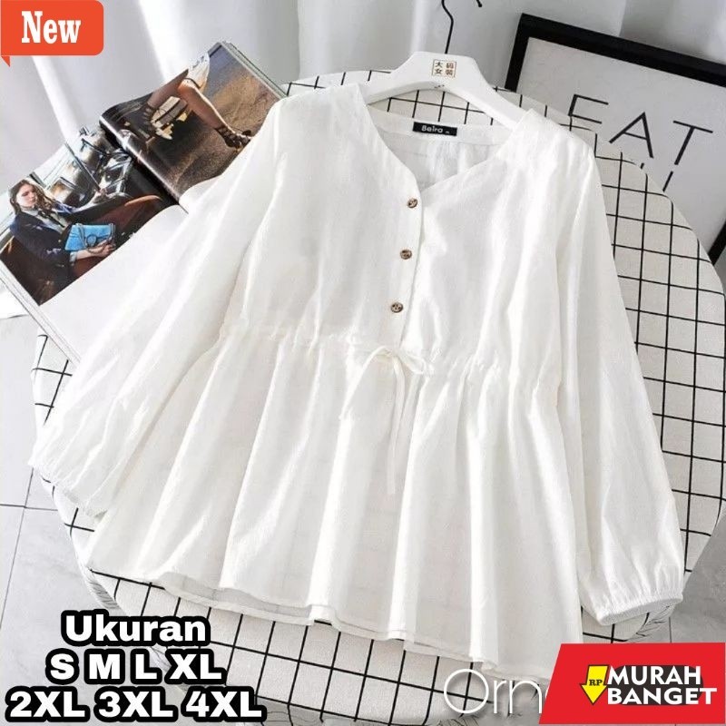 Atasan wanita kekinian yg lagi viral- ORNELLA BLOUSE – BAJU ATASAN WANITA BUSUI - BLOUSE OVERSIZE KO