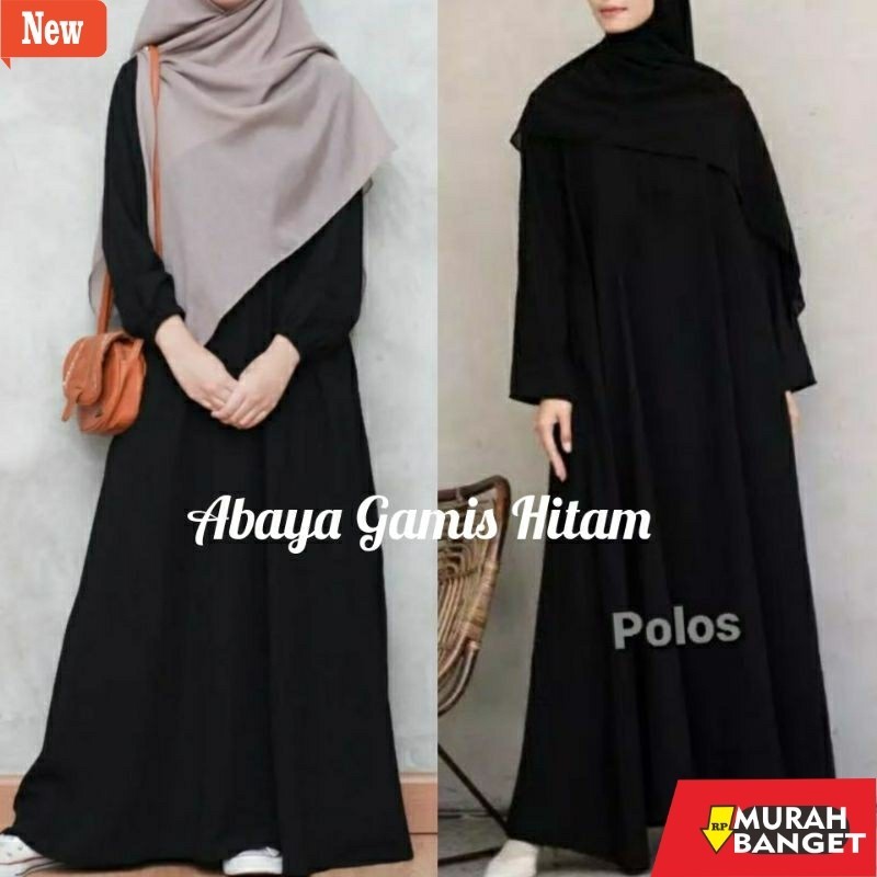 abaya shopee haul 2024 abaya arab gamis hitam abaya polos terbaru abaya jetblack abaya turkey