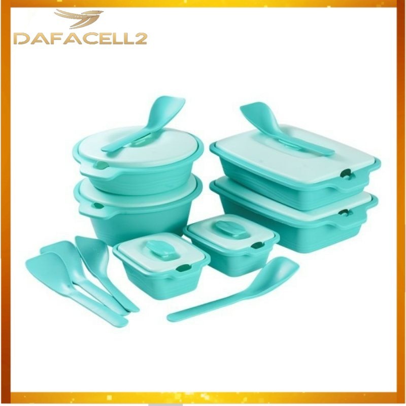 AQUAMARINE SET PRASMANAN / TEMPAT MAKAN BIGGY / AQUAMARIN SET PRASMANAN KWBO+4 SENDOK
