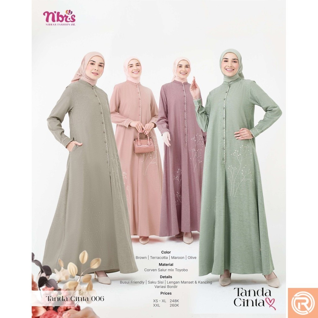 Nibras - Gamis Wanita Dewasa Terbaru Tanda Cinta 006 by Nibras - Ribigha