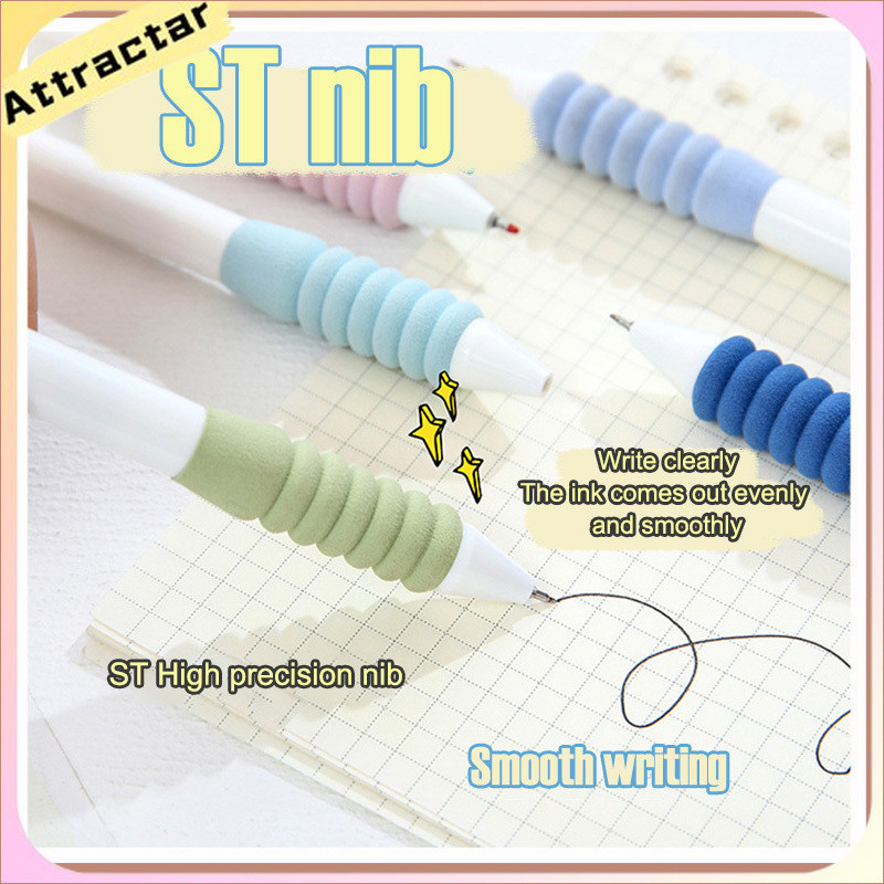 

Nyaman Finger Protection Menekan Pena Soft Grip Pena Netral Kantor Mahasiswa Pena Netral