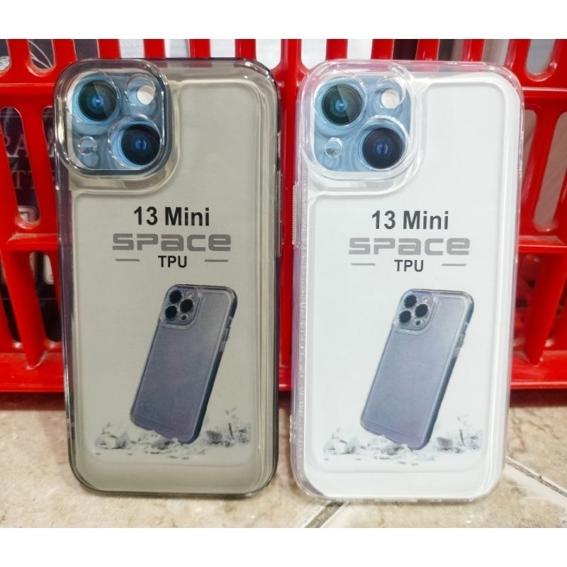 SoftCase Cesing Iphone 13 Case Silikon Bening Tpu Space Transfaran Original