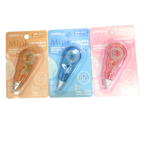 

Correction Tape Mini Weibo WB-8573 Set Alat Tulis SHESB