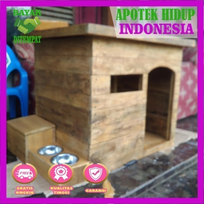 kandang anjing murah / kandang anjing hesar / kandang anjing kayu