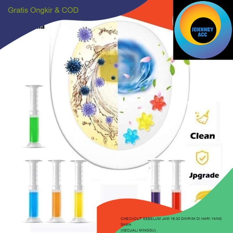 

JA GEL PENGHARUM CLOSET - PARFUME TOILET - STERIL PEWANGI WC - FRAGRANCE GEL TOILET CLEANER KLOSET