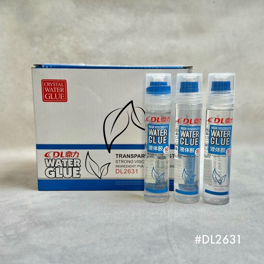 

Water Glue Impor DL2631 Perekat Kertas Transparan 50 ml Lem Kertas - Satuan SHESB