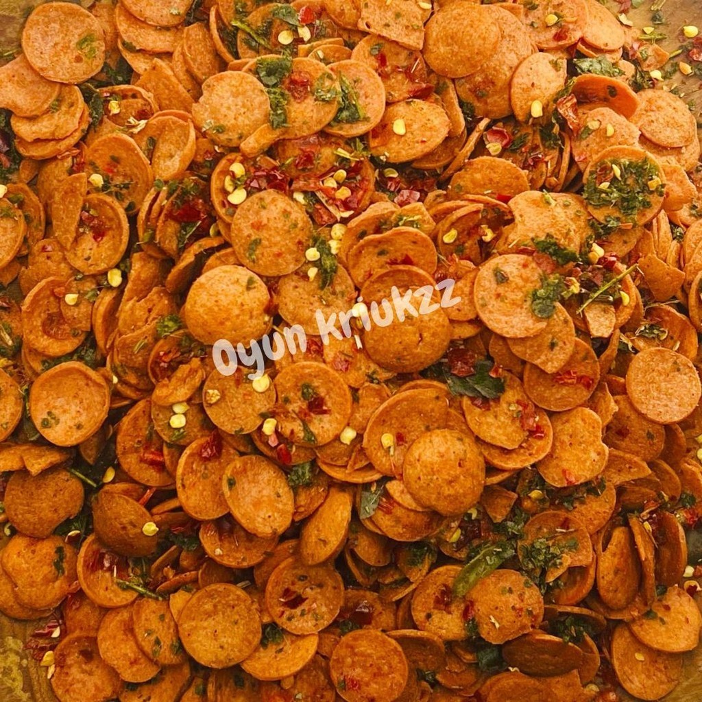 

Kripik Sosis Goreng Pedas 600 gr Sosreng