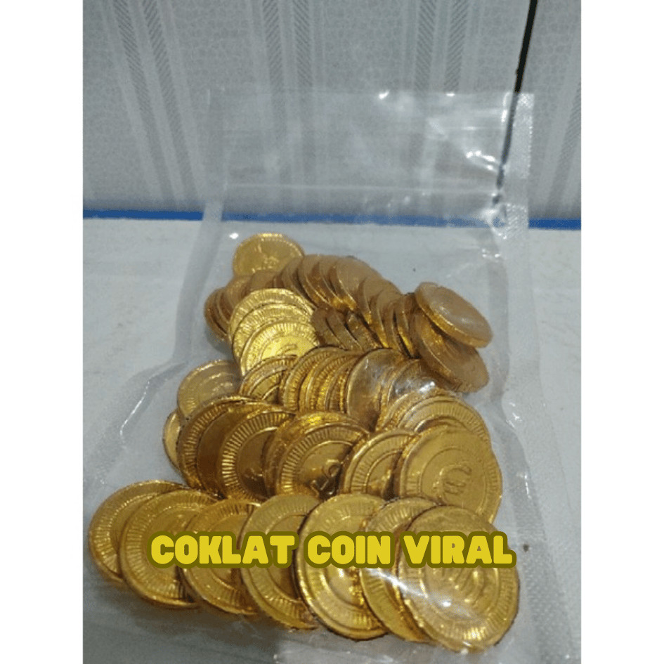 

coklat koin coklat viral coklat coin cokelat koin coklat emas isi 20 pcs