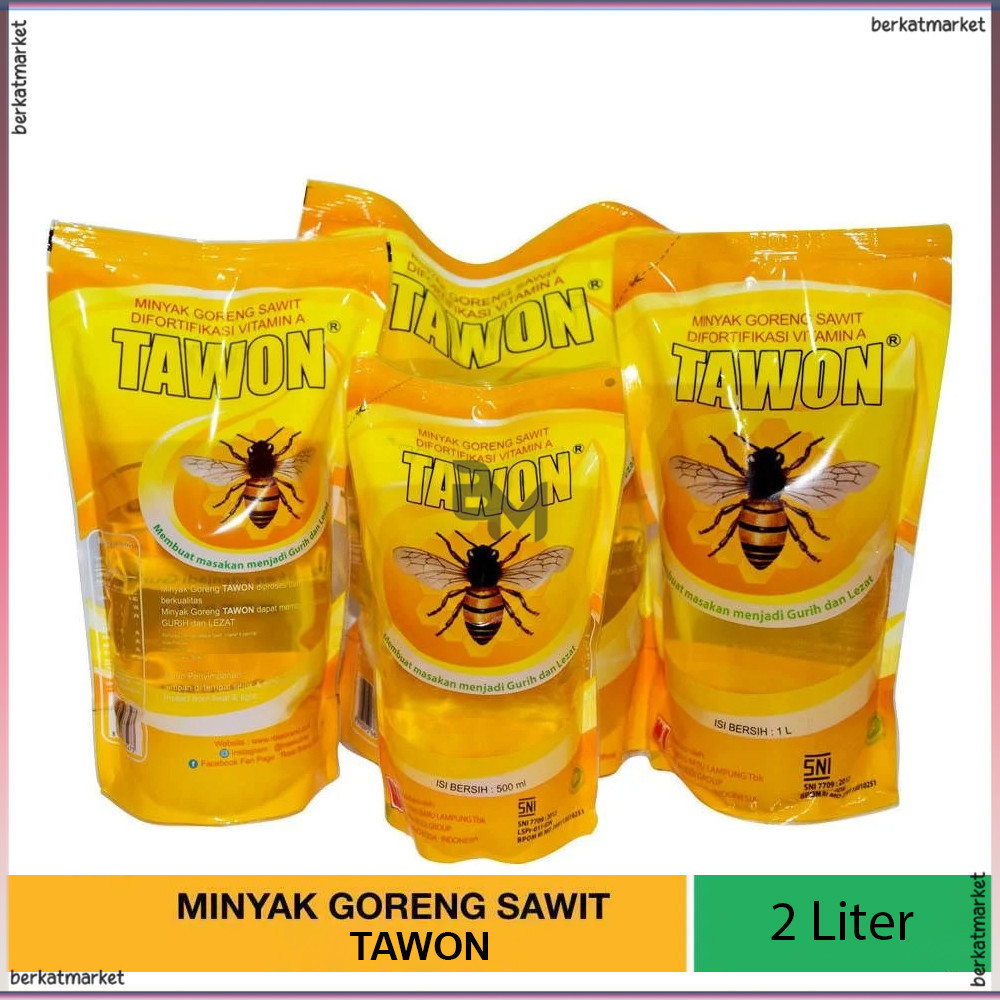 Minyak Goreng Gorengan Cap Tawon 2 L Kg Pouch Refill Isi Ulang Botol Kelapa Sawit Murni Palm Cooking