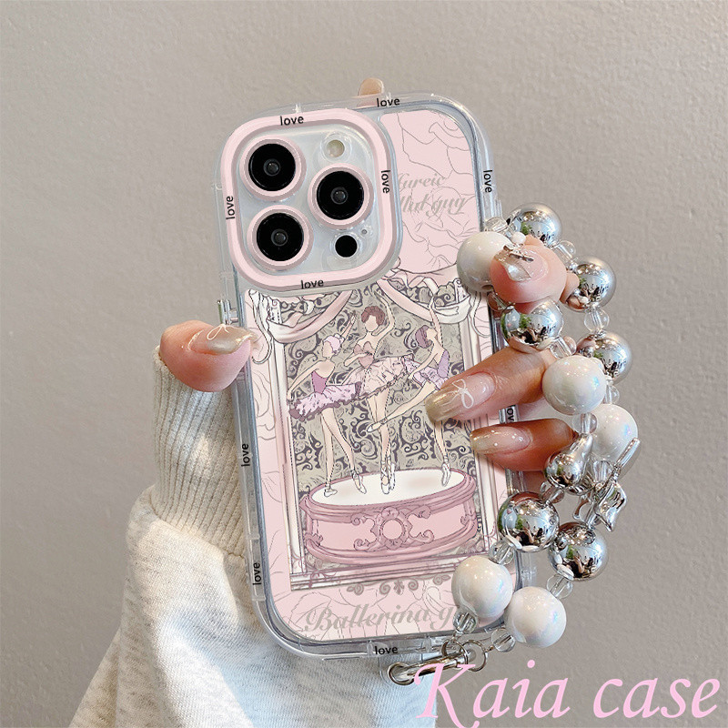 【Case+Gelang】case VIVO gadis balerina dengan rantai Casing ponsel cocok untuk VIVO Y93NONE Y50 Y20 Y