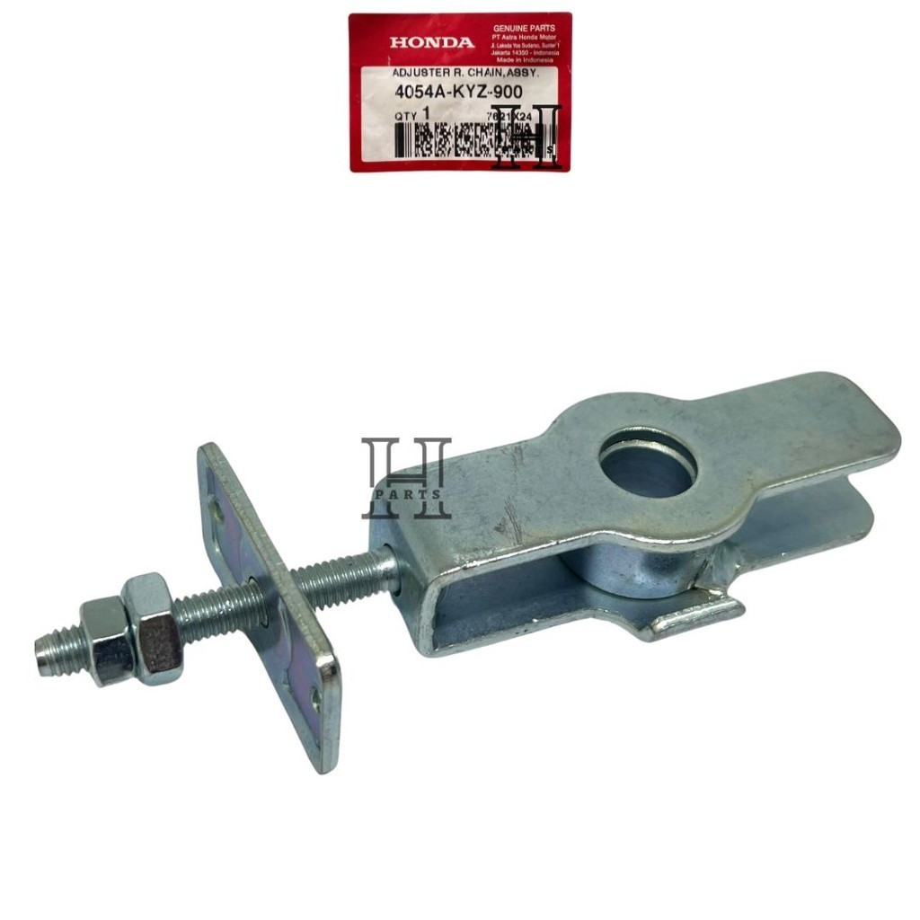 SETELAN PENYETEL RANTAI ADJUSTER R CHAIN ASSY SUPRA 125 HELM IN 4054A-KYZ-900 AHM HGP HONDA