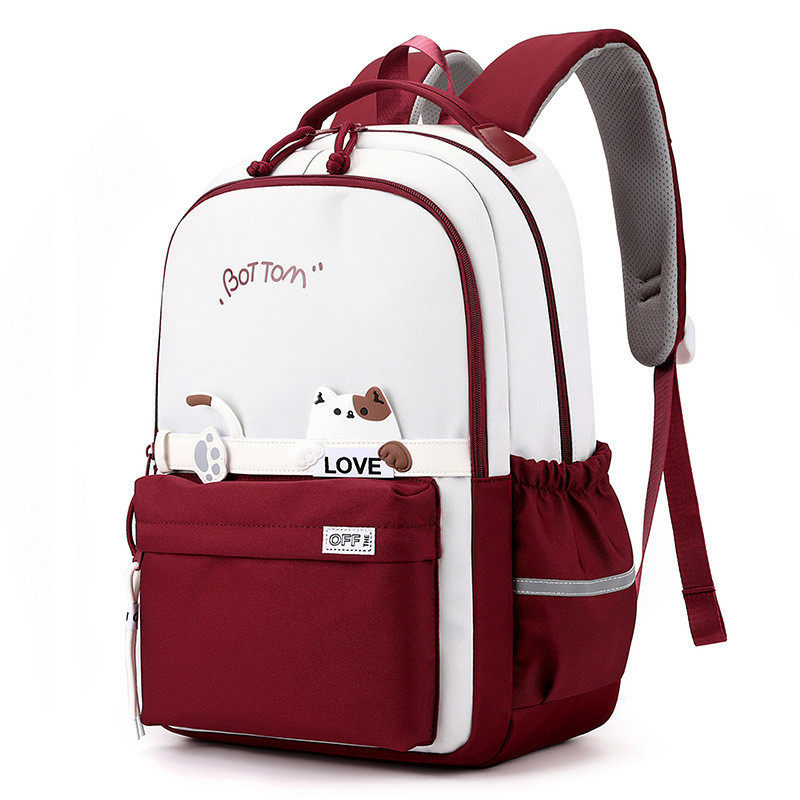 Girls School Bags for Teenagers Middle Student Primary School Backpack Nylon Cute Cartoon Korean Bag
