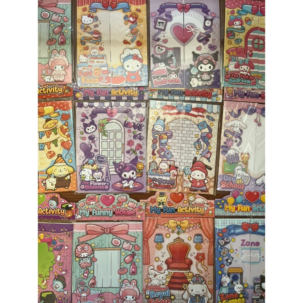 

Stiker Rumah Rumahan DG Funny House Sticker and Activity