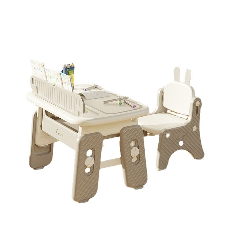 Zl Adjustable Adjustable Dining Table Small Desk Children's Early Education Writing Table and Chair