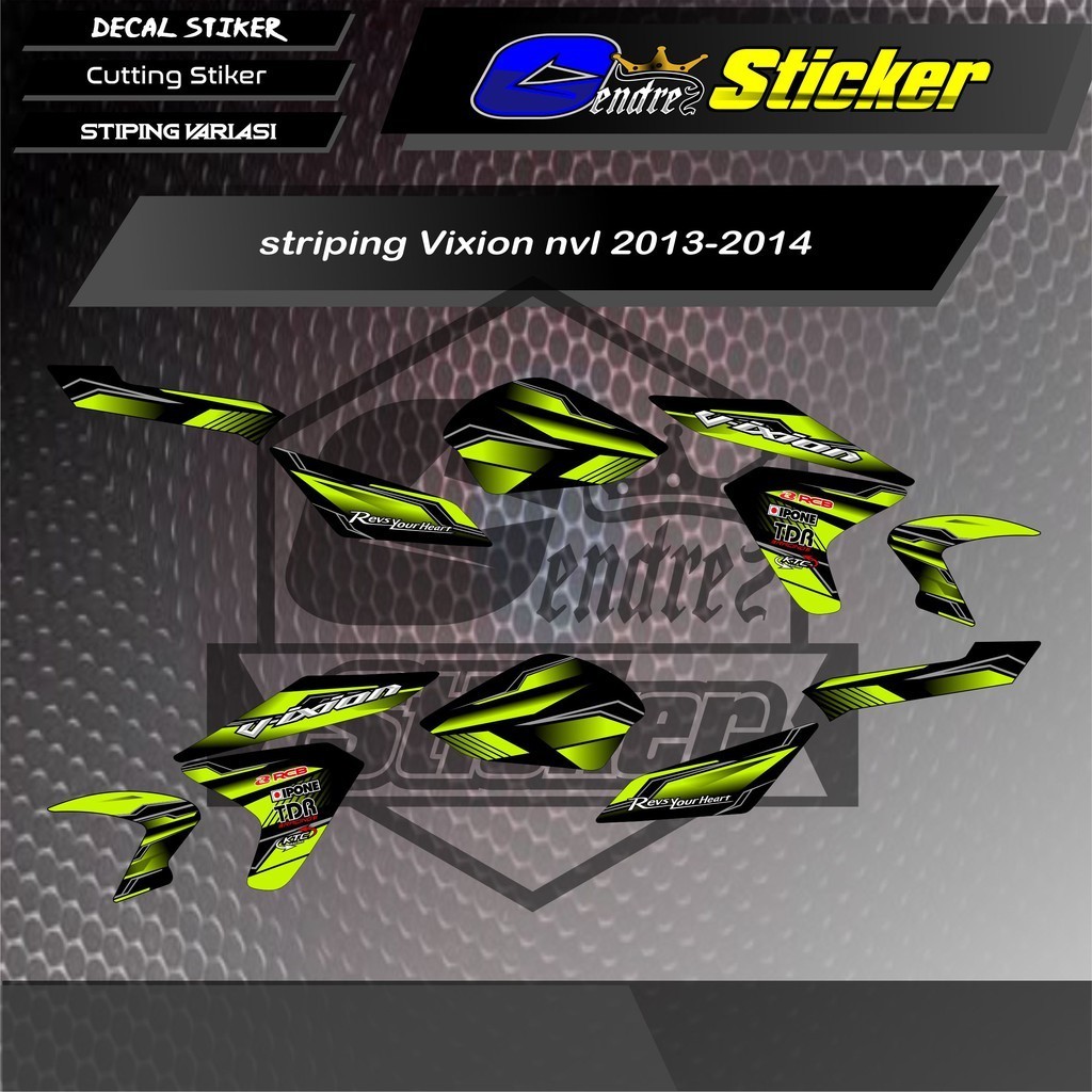 STRIPING VARIASI VIXION  NVL 2013-2014 NVA 2015-2016 VARIASI VIXION  NVL 2013-2014 NVA 2015-2016