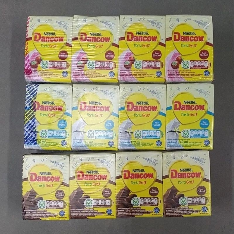 

[READY] DANCOW FortiGro susu UHT 110 ml X 4 pcs