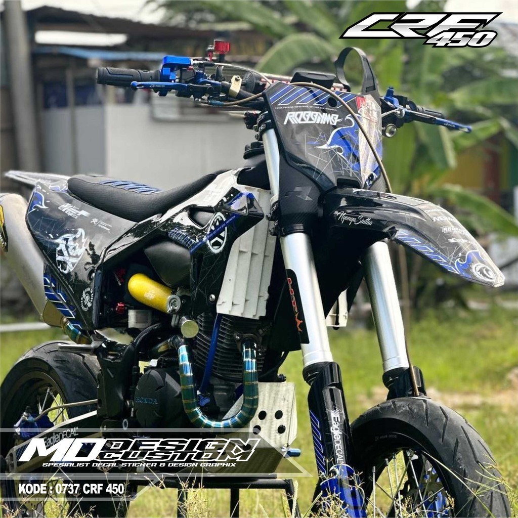 0737 (COD) Sticker Decal CRF 450 FullBody Bebas Request Terbaru - Sticker Premium CRF Terbaru - Stic