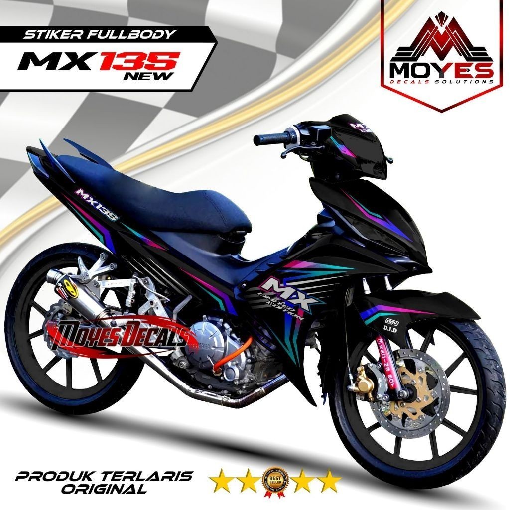 Decal Stiker Mx 135 New Fullbody Stiker Variasi Jupiter Mx New 135 Fullbody